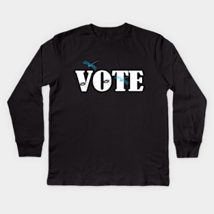 vote animal Kids Long Sleeve T-Shirt